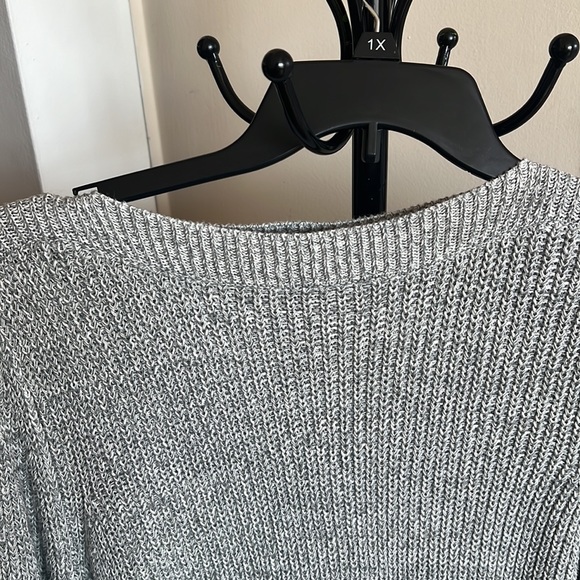 Women’s Lightweight Sweater 1X Grey - Picture 2 of 8